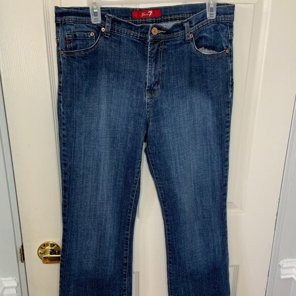 Seven7 For All Mankind Dark Wash Jeans - Picture 8 of 10